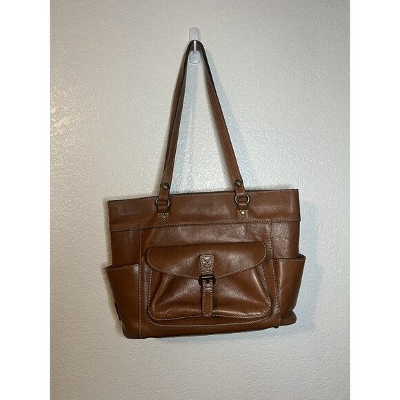 Patricia Nash Bolsena Collection Italian Leather Shoulder Bag Tote Satchel - Picture 1 of 14